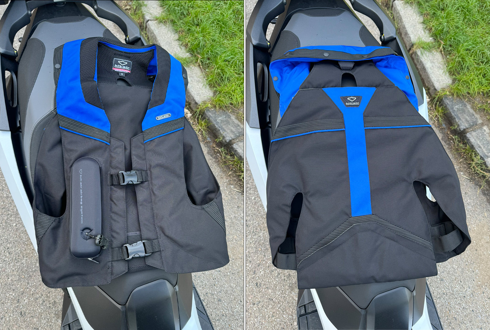 Hit-Air MLV 2 airbag vesta - limitovaná edice černo-modrá